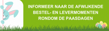 Bestel- en levermomenten rondom de paasdagen 2025